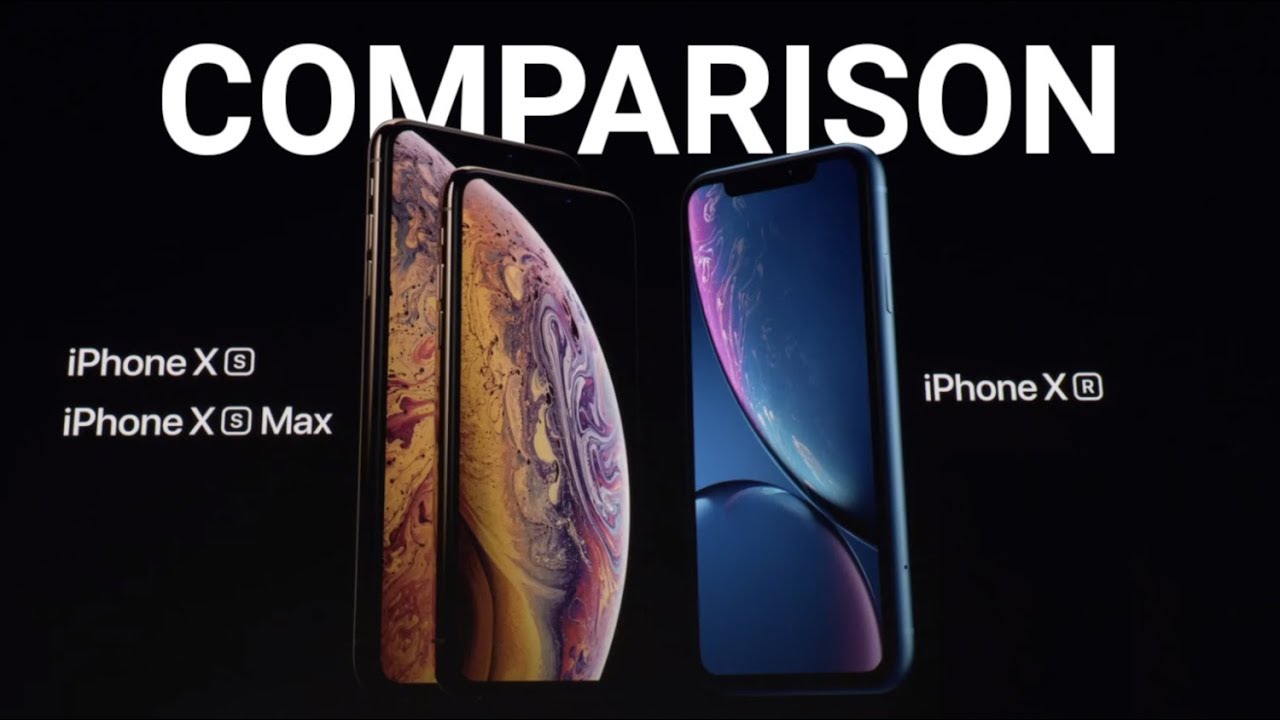 Apple iPhone XS vs XS Max vs XR: comparison!