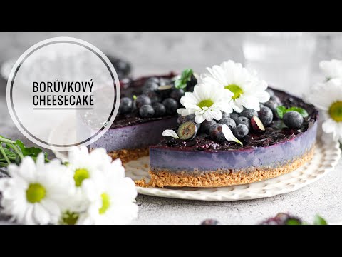 BORŮVKOVÝ CHEESECAKE | vegan | MaruškaVEG