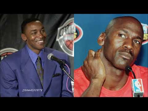 ISIAH THOMAS CALLS MICHAEL JORDAN A CRYBABY THAT RAN TO DAVID STERN TO END THE BAD BOY PISTONS! 
