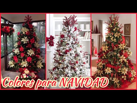 ÁRBOLES DE NAVIDAD 2021/ 2022 TENDENCIAS EN COLORES DECORACIÓN PARA NAVIDAD 🎄CHRISTMAS 2021-2022