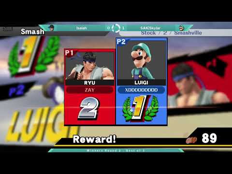 Sink or Swim 48 WR2 - Isaiah (Ryu/Shulk) vs SAK|Skylar (Luigi)