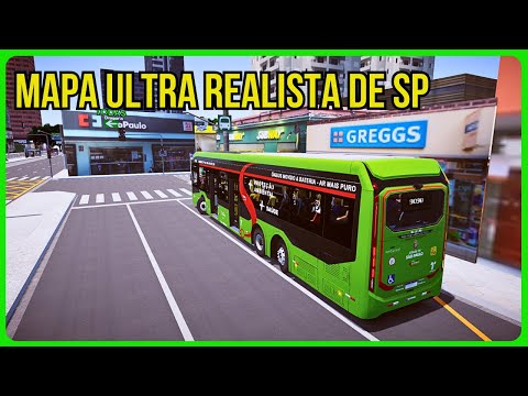 ????Proton Bus Simulator | Mapa SP Área 7 Fictício V2 | Linha 9098-10 | Simulador | PBS | PBSU | Mods