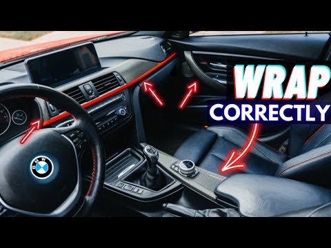 How to Wrap BMW Interior | 3M 2080 | DIY | F30 F32