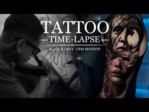 Realismo Black & Grey — Tattoo Time-Lapse | Cris Monroy