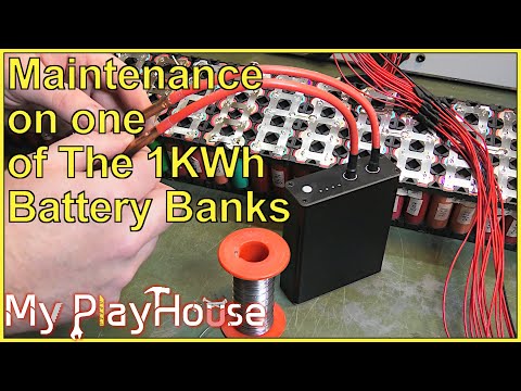 1KWh Li-ion 14S10P Battery Bank has a Few Bad Cells - 1135