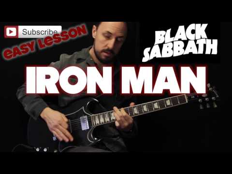Easy Guitar Lesson | Iron Man By Black Sabbath | Super Easy Guitar