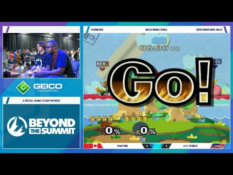 Shine 2018 SSBM - Ryan Ford (Fox) Vs. MSKF | Ryobeat (Peach) Smash Melee Pools