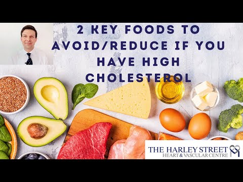 What foods should you avoid if you have high cholesterol?