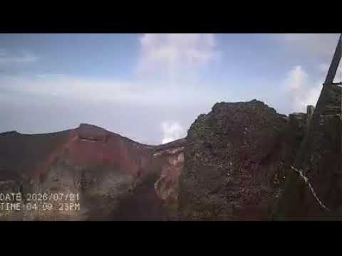 山頂　富士山測候所（東向き）
