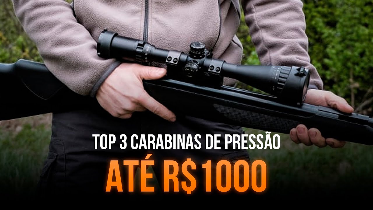 TOP 3 CARABINAS DE PRESSÃO ATÉ R$1000 - As melhores escolhas para 2021 😎