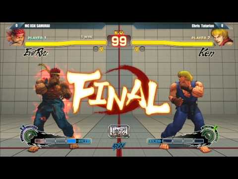 USF4: Chris Tatarian vs MC XSK Samurai - Hadocon VI