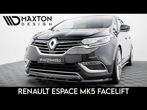 Renault Espace Mk5 Facelift (2019 - 2023) | Maxton Design Splitter Set | Presentation #358