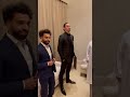 Zlatan Ibrahimovic with Mo Salah and Sergio Ramos at Globe Soccer Awards 2022