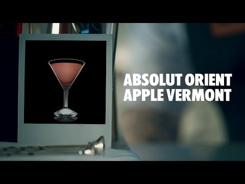 ABSOLUT ORIENT APPLE VERMONT DRINK RECIPE - HOW TO MIX