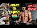 Full Day of Eating - LOWEST BUDGET DIET for Bulking | Indian Bodybuilding DIET Plan 🇮🇳 | Weight Gain