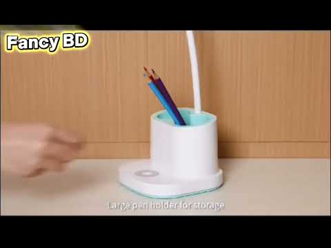 Weidasi WD-6078 Rechargeable LED Desk Lamp (Pen Holder + Touch Control)