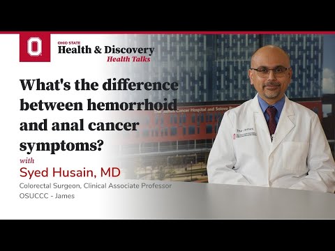 What's the difference between hemorrhoid and anal cancer symptoms? | OSUCCC – James