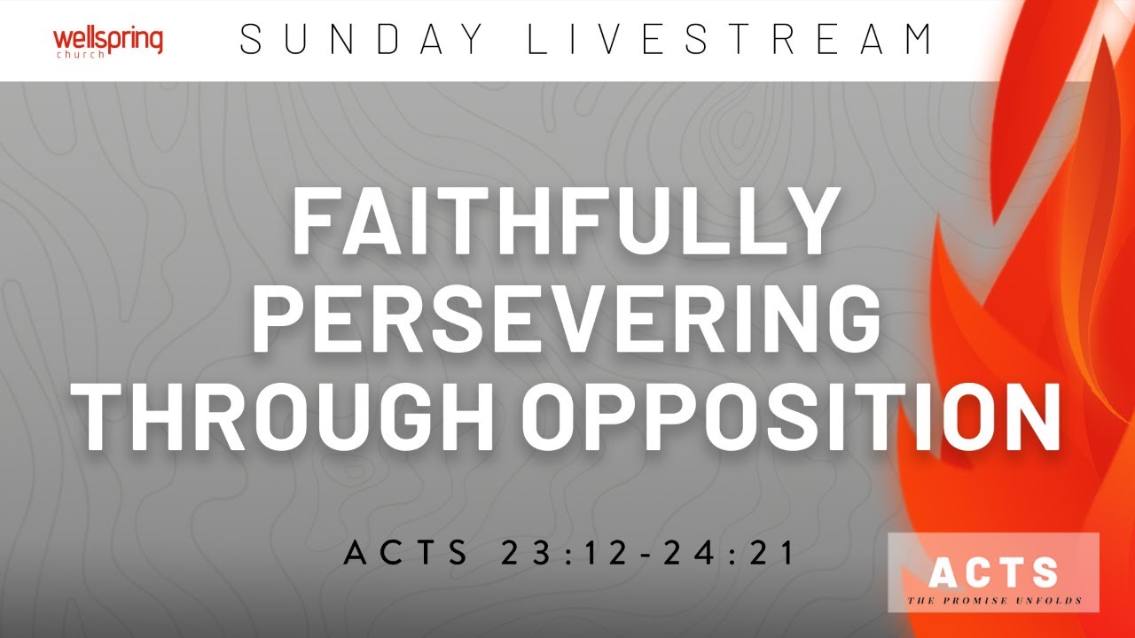 Faithfully Persevering Through Opposition