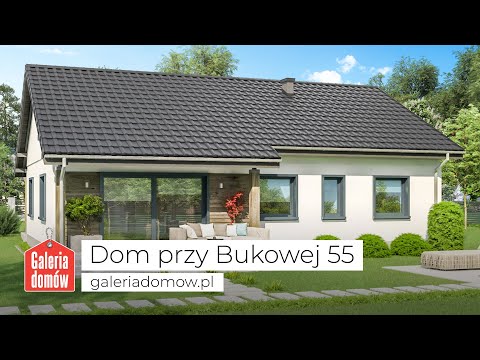 Projekt domu przy Bukowej 55 - GaleriaDomow.pl