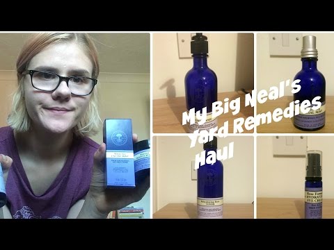 Minha grande aquisição de remédios do Neal's Yard