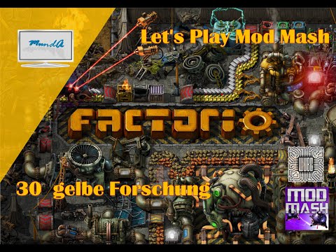 Let's Play Factorio Mod Mash #30 - gelbe Forschung