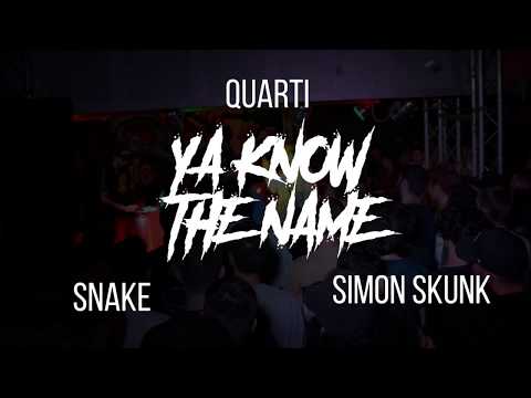 YAKNOWTHENAME- SNAKE VS SIMON SKUNK -QUARTI DI FINALE - YAKNOWDEATH - 12 10 @BARRIO'S LIVE