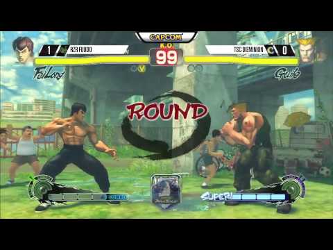 Fuudo (Fei Long) vs Dieminion (Guile) - #FinalRound18 #USF4