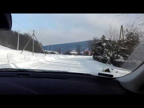 Zimowa droga z Huty Polańskiej do Krempnej, 07.01.2017