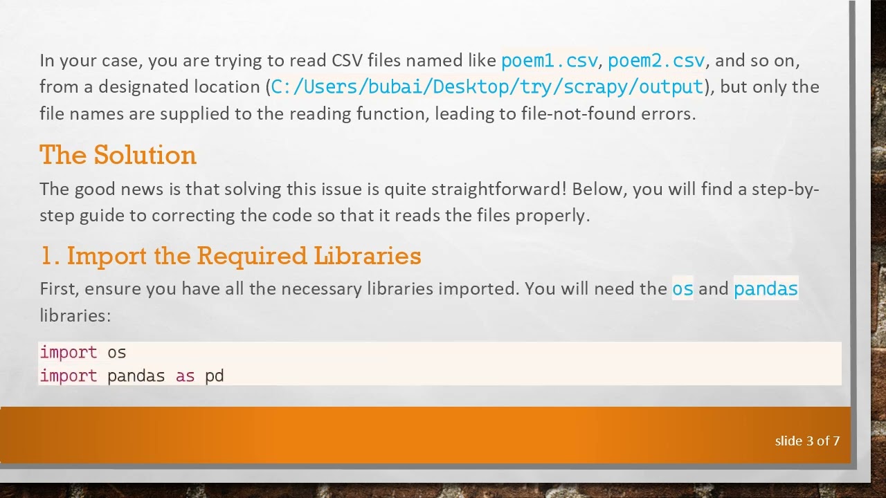 Efficiently Read Multiple CSV Files from Different Directories in Python
