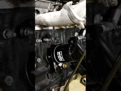 Chasebays Thermostatic Oil Sandwich Plate install on our 2JZ.