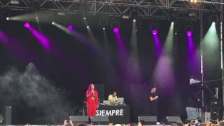 C TANGANA feat Rosalía - Antes de morirme @ Bilbao BBK Live 2016