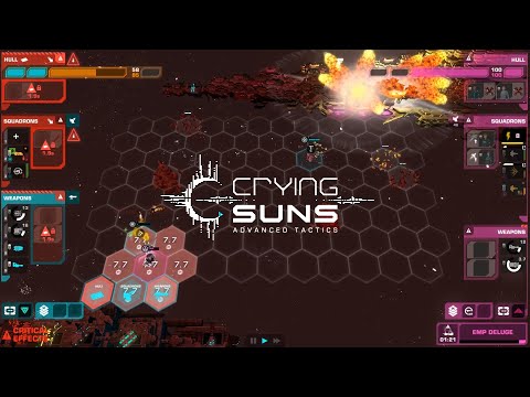 Crying Suns - Advanced Tactics - Gameplay - Boss fight "Tetsuo"