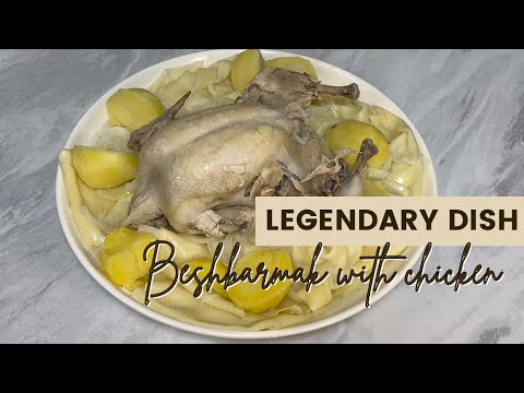 Simple dough recipe (noodles) for beshbarmak.