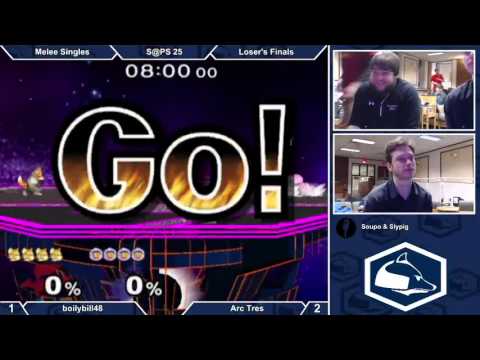 S@PS 25 Melee Singles Loser's Finals - billyboy48 vs Arc Tres