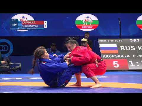 BRONZE Women's GP GI - 53 kg: P. KRUPSKAIA (RUS) v. G. SEIDILDAYEVA (KAZ)