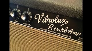 Video thumbnail for 1965 Fender Vibrolux Reverb-Amp by williesguitars