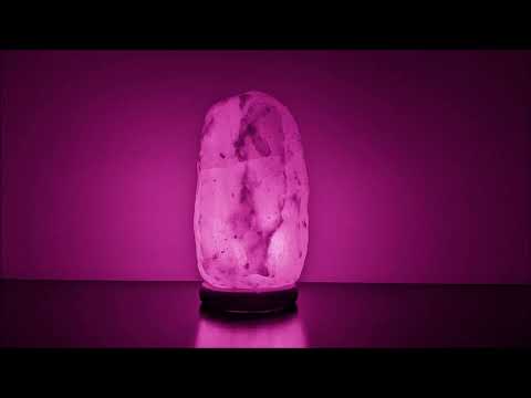 Pink Salt Lamp Night Light / 8 Hours / No Sound