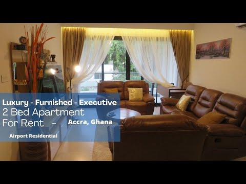 Luxury, Fully Furnished, Executive 2 Bedroom Apartment For Rent in Accra Ghana | 00233-59-2500-101
