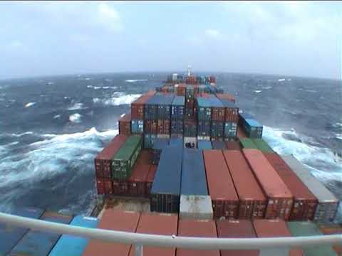Cargo ship travel - Stormy journeys - When the weather gods are in a bad mood...
