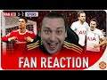 Ronaldo Hat-trick! Man Utd 3-2 Tottenham Goals United Fan Reacts