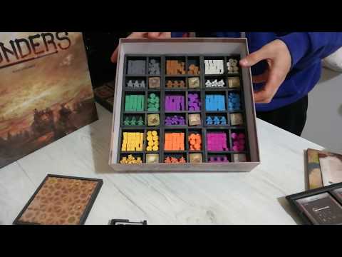 my AMAZING foam core insert - Founders of Gloomhaven