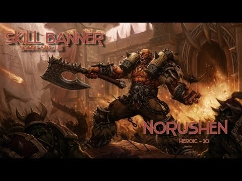 Skill Banner vs Heroic Norushen 10 Man - Warlock PoV