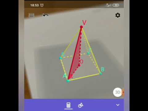 Relații între elemente ale piramidei regulate