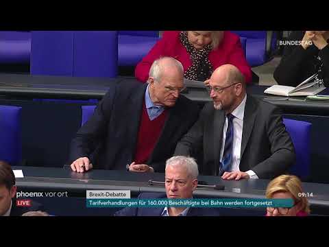 Bundestagsdebatte zum Brexit am 13.12.18