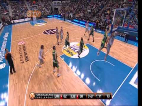 Unicaja - Lietuvos Rytas. Euroleague Top 16 2011