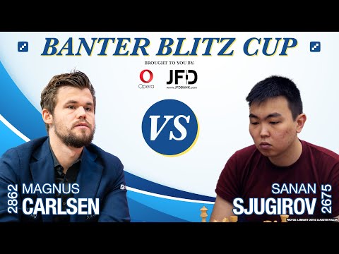 Magnus Carlsen vs. GM Sanan Sjugirov | Banter Blitz Cup (REUPLOAD)