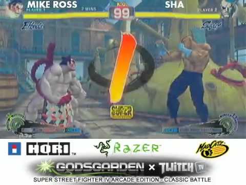 Mike Ross (E.Honda) vs. Sha (Sagat) SSF4:AE