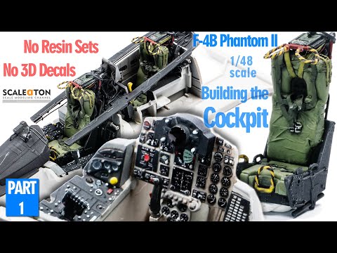 Building The Tamiya F-4B Phantom II  Part 1 How to build the cockpit.