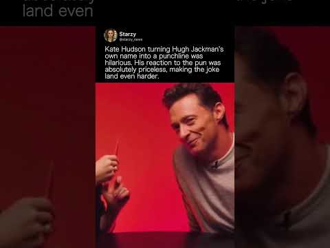 KATE HUDSON TELLS HUGH JACKMAN A JOKE