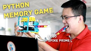 SPIKE Prime Memory Game Tutorial with Python ***For SPIKE App version 2 (Legacy)***
